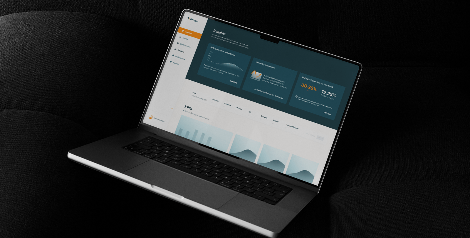 InFrame dashboard